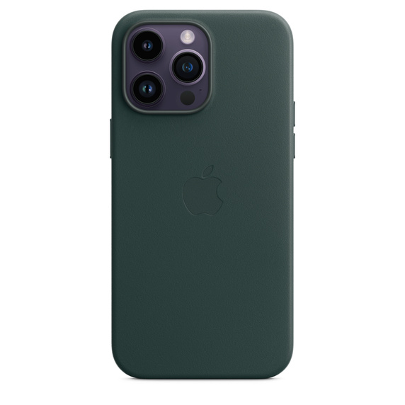 Чехол-накладка Apple MagSafe кожаный для iPhone 14 Pro Max Forest Green MPPN3FEA 11837₽