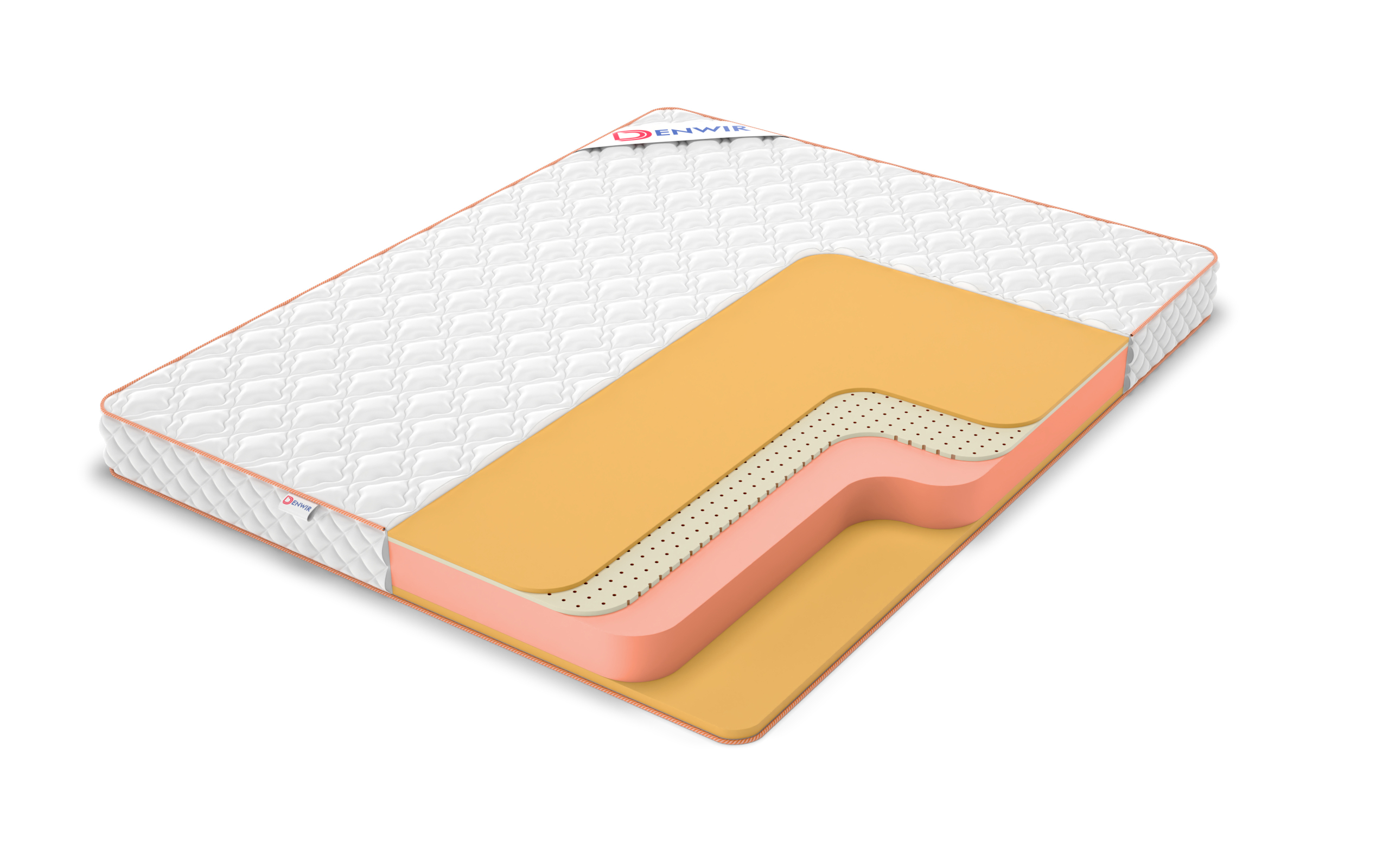 

Матрас Denwir Top Memo Air Soft 14 160х200, Бежевый;белый;серый;серебристый, Top Memo Air Soft 14