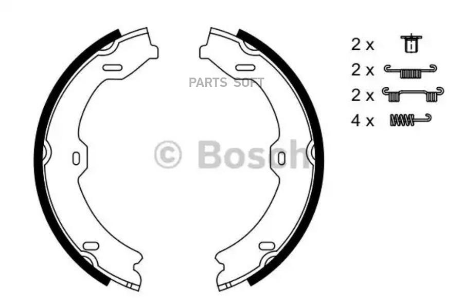

Колодки тормозные барабанные MB: S-CLASS 05-, S-CLASS 06-