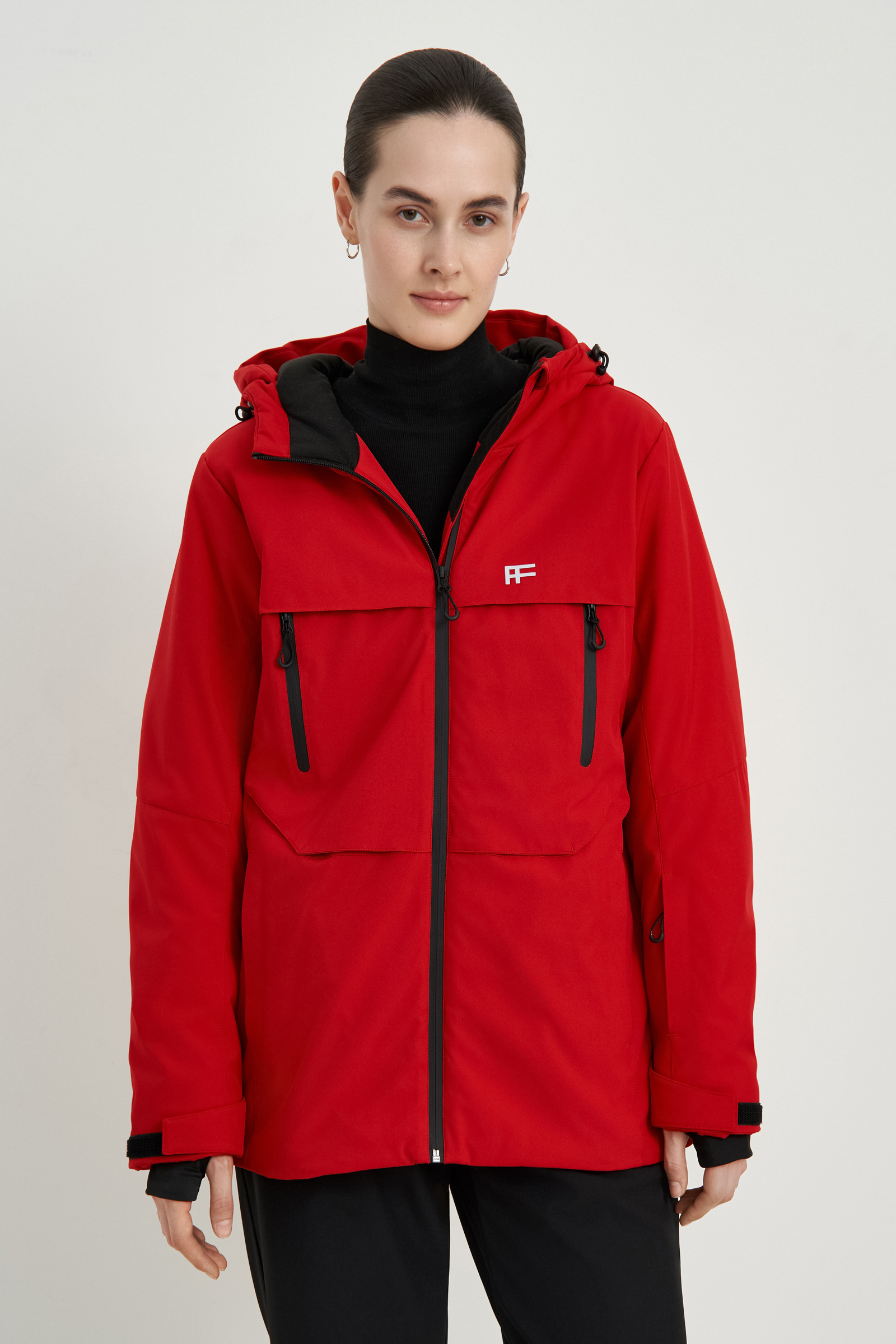 

Куртка женская Finn Flare FWE110109 красная L, Красный, FWE110109