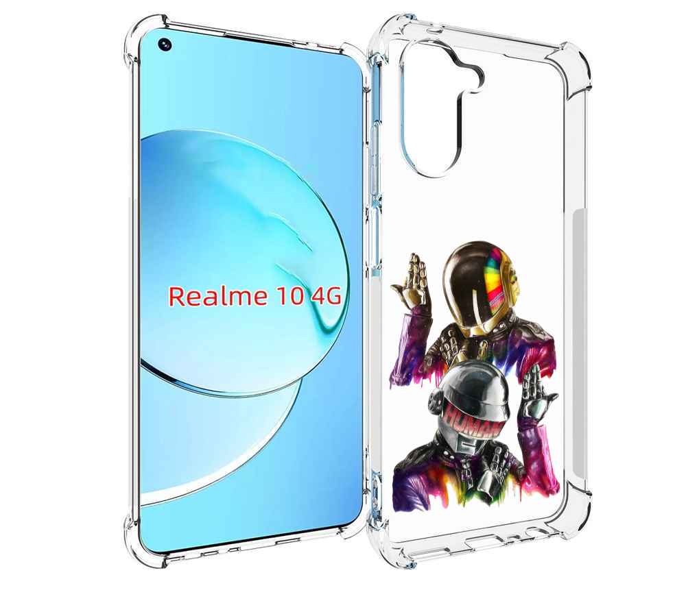 

Чехол MyPads диско космонавты для Realme 10, Прозрачный, Tocco
