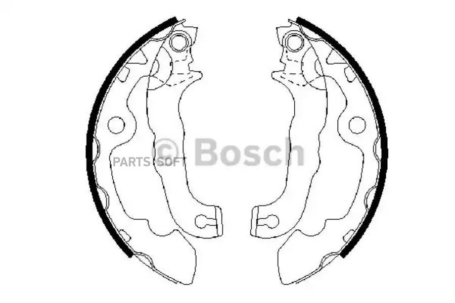 

Колодки тормозные барабанные задн FORD: FOCUS 98-04, FOCUS II 04-, FOCUS II Turnier 04-, F