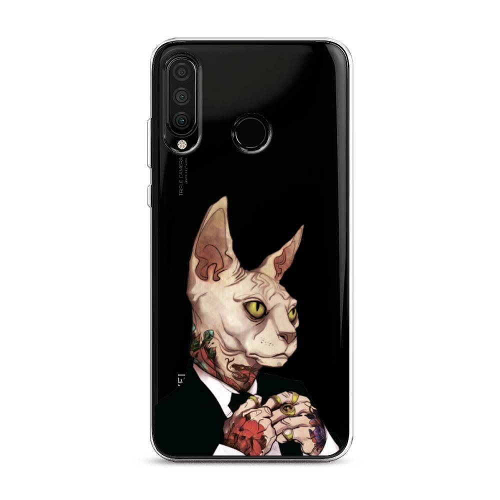 

Чехол Awog на Honor 20S "Татуированный сфинкс", Бежевый;черный;красный, 610750-7