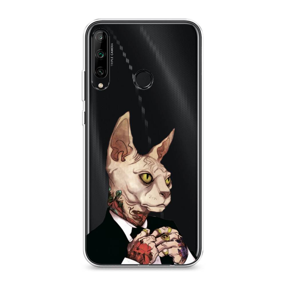 

Чехол Awog на Honor 9C "Татуированный сфинкс", Бежевый;черный;красный, 612550-7