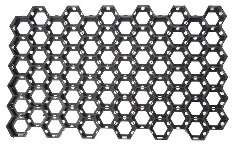 фото Газонная решетка трикап color-x 68х41х3,3 см черная