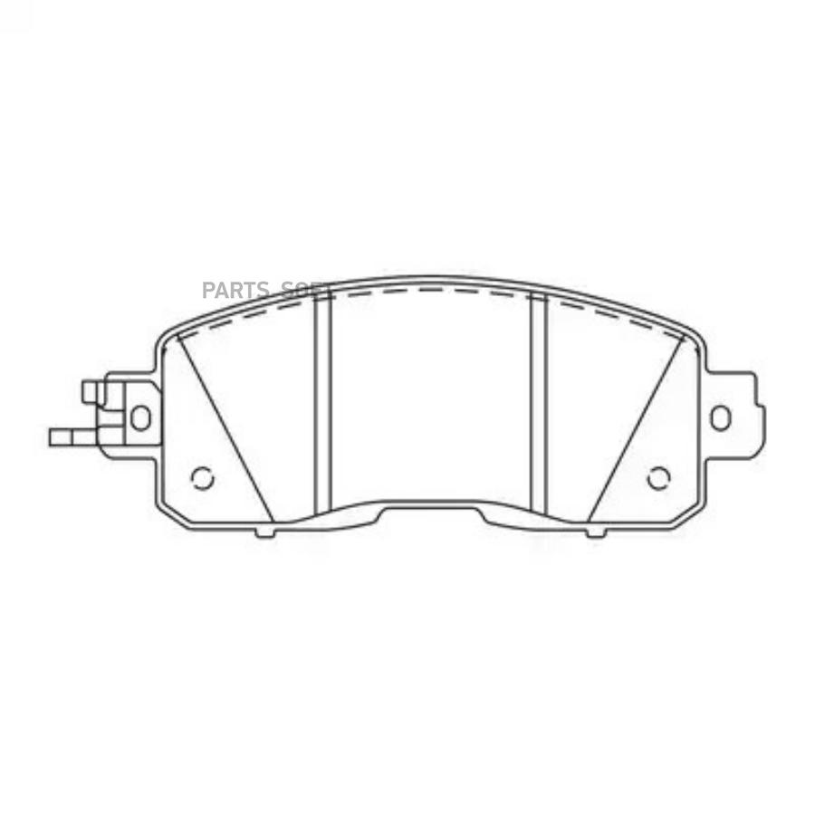 Тормозные колодки FIT дисковые FP1650 1716₽