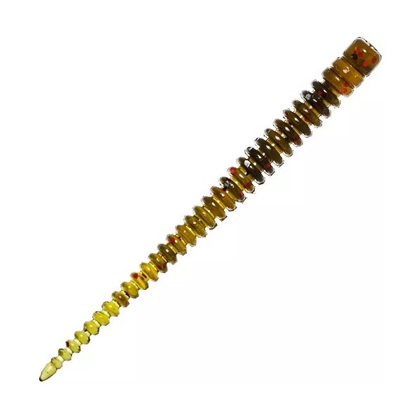 

Приманка Lucky John Pro Series King Leech 2 PA03 5см. 9шт., Коричневый;желтый, King Leech