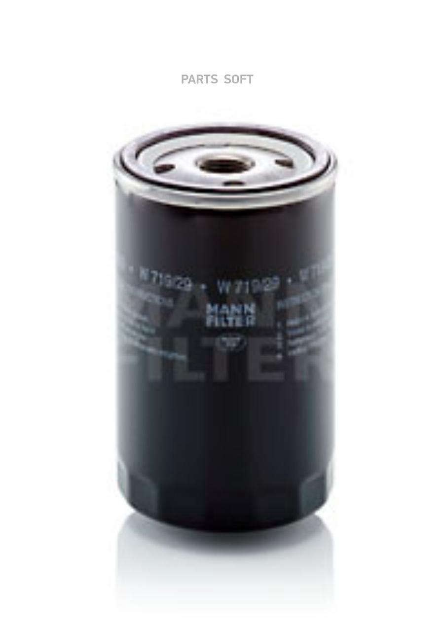 

Фильтр Масляный Mann W 719/29 MANN-FILTER арт. W 719/29