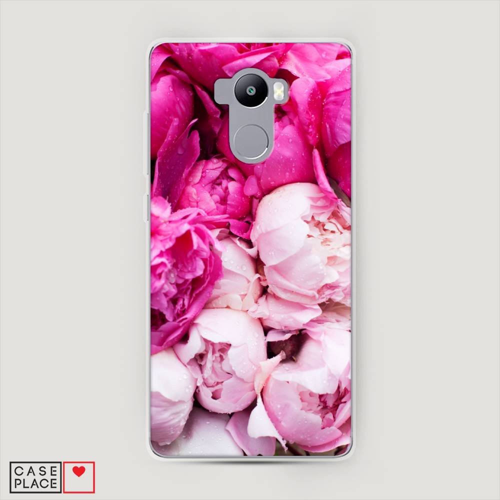 

Пластиковый чехол "Пионы розово-белые" на Xiaomi Redmi 4
