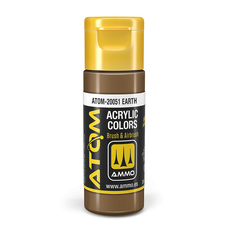 

Акриловая краска Ammo Mig Atom Color Земля Earth ATOM20051
