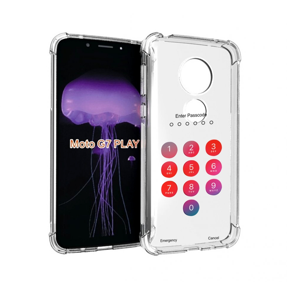

Чехол MyPads введите-пароль для Motorola Moto G7 Play, Прозрачный, Tocco