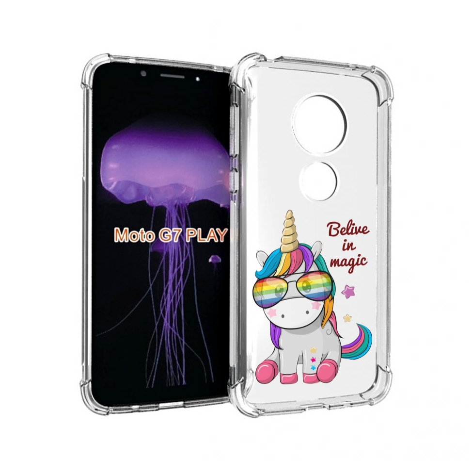 

Чехол MyPads верю-в-магию детский для Motorola Moto G7 Play, Прозрачный, Tocco