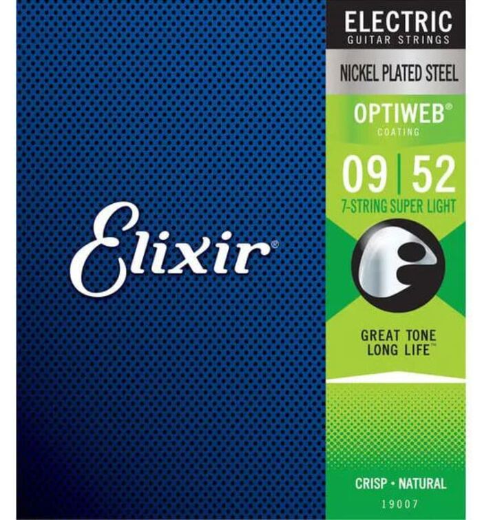 

Струны для 7-струнной электрогитары Elixir 19007 Optiweb