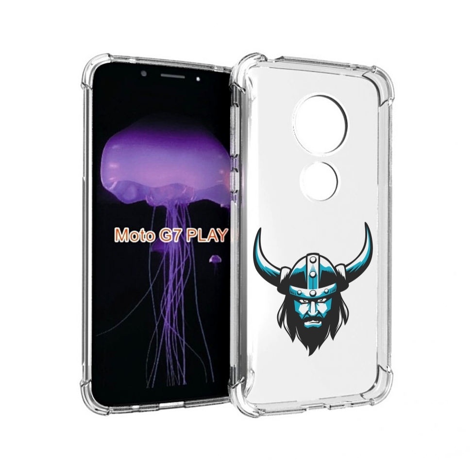 

Чехол MyPads викинг для Motorola Moto G7 Play, Прозрачный, Tocco