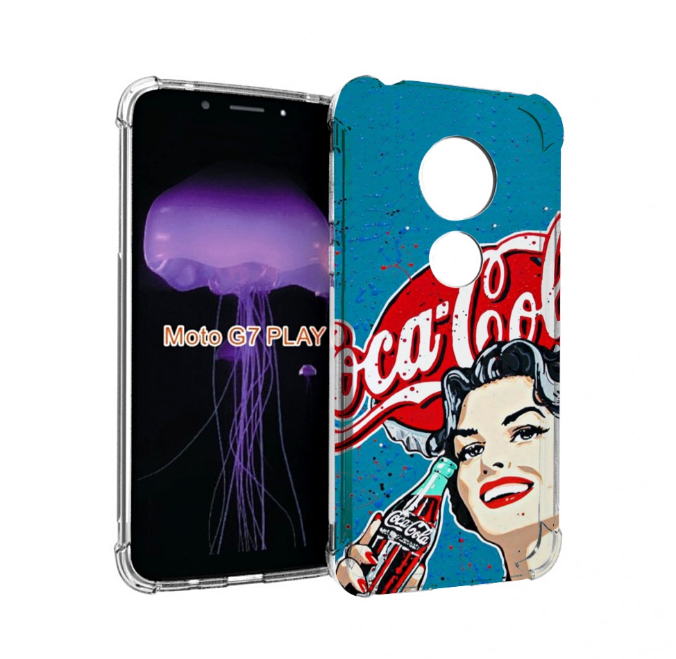 

Чехол MyPads вкусная кола картинка для Motorola Moto G7 Play, Прозрачный, Tocco