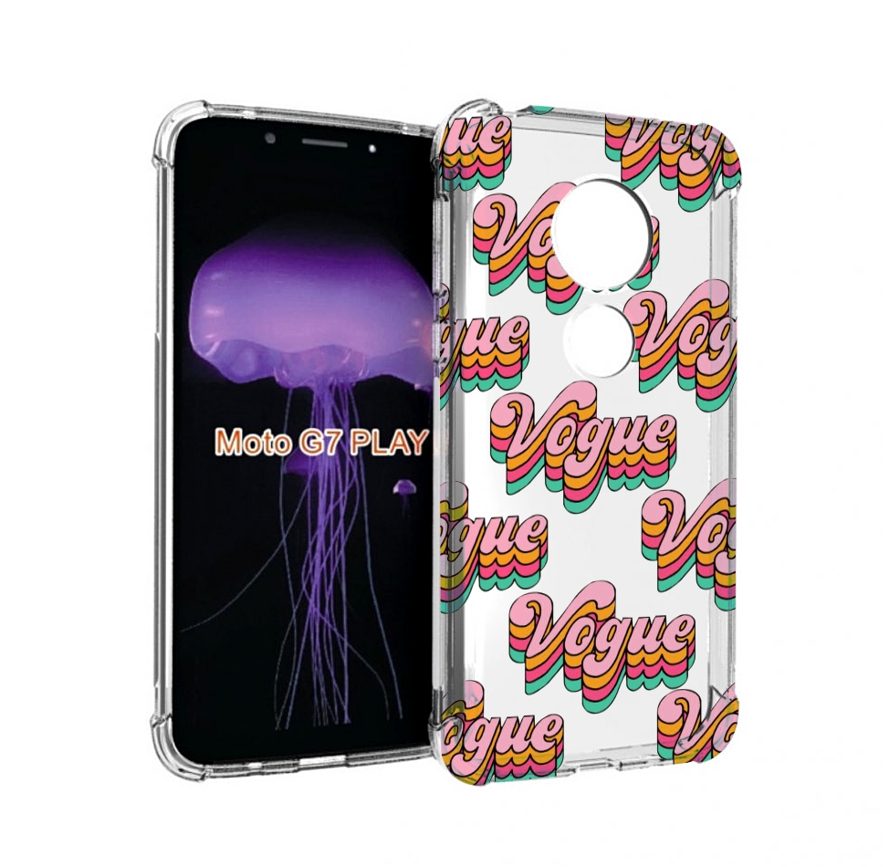 

Чехол MyPads вогуе для Motorola Moto G7 Play, Прозрачный, Tocco