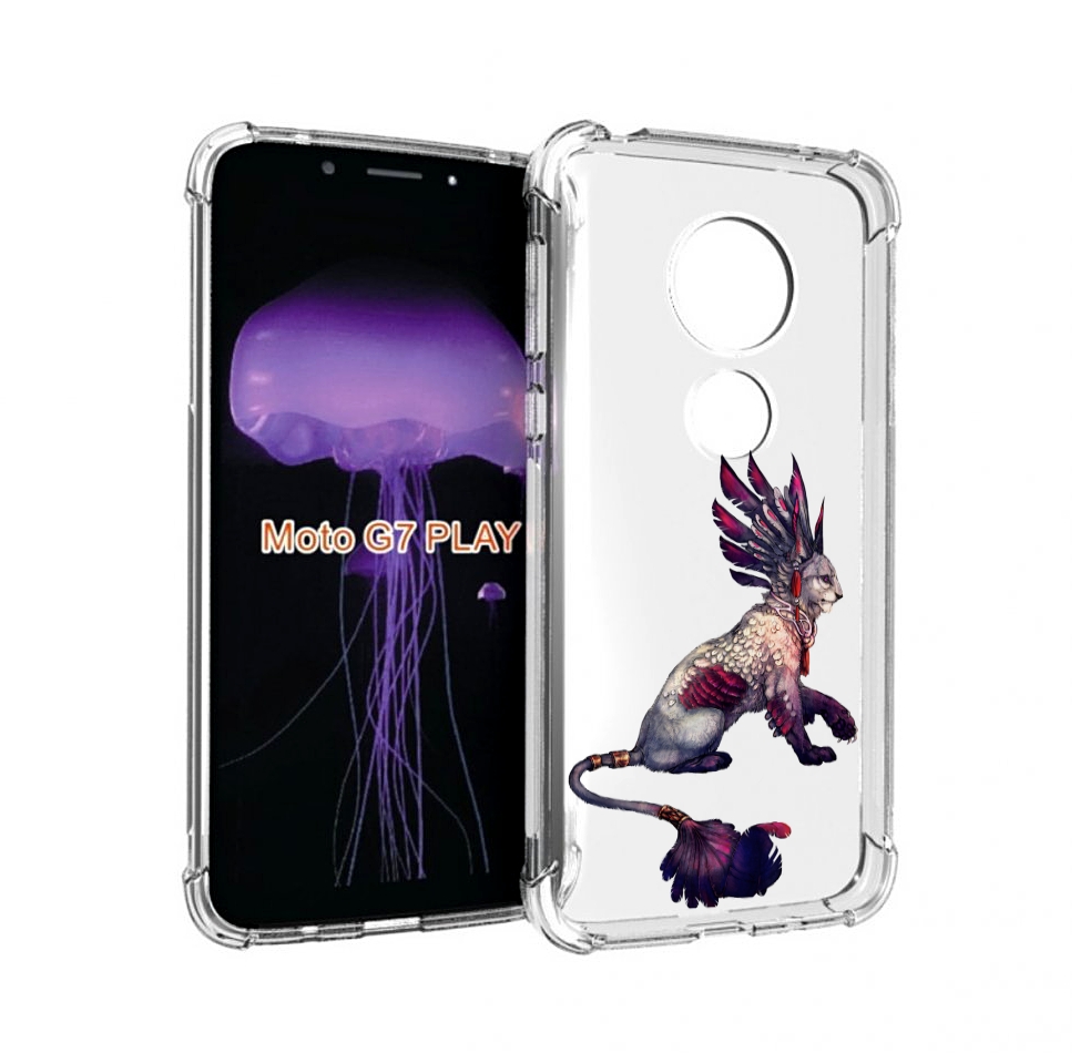 

Чехол MyPads волшебная-пума для Motorola Moto G7 Play, Прозрачный, Tocco