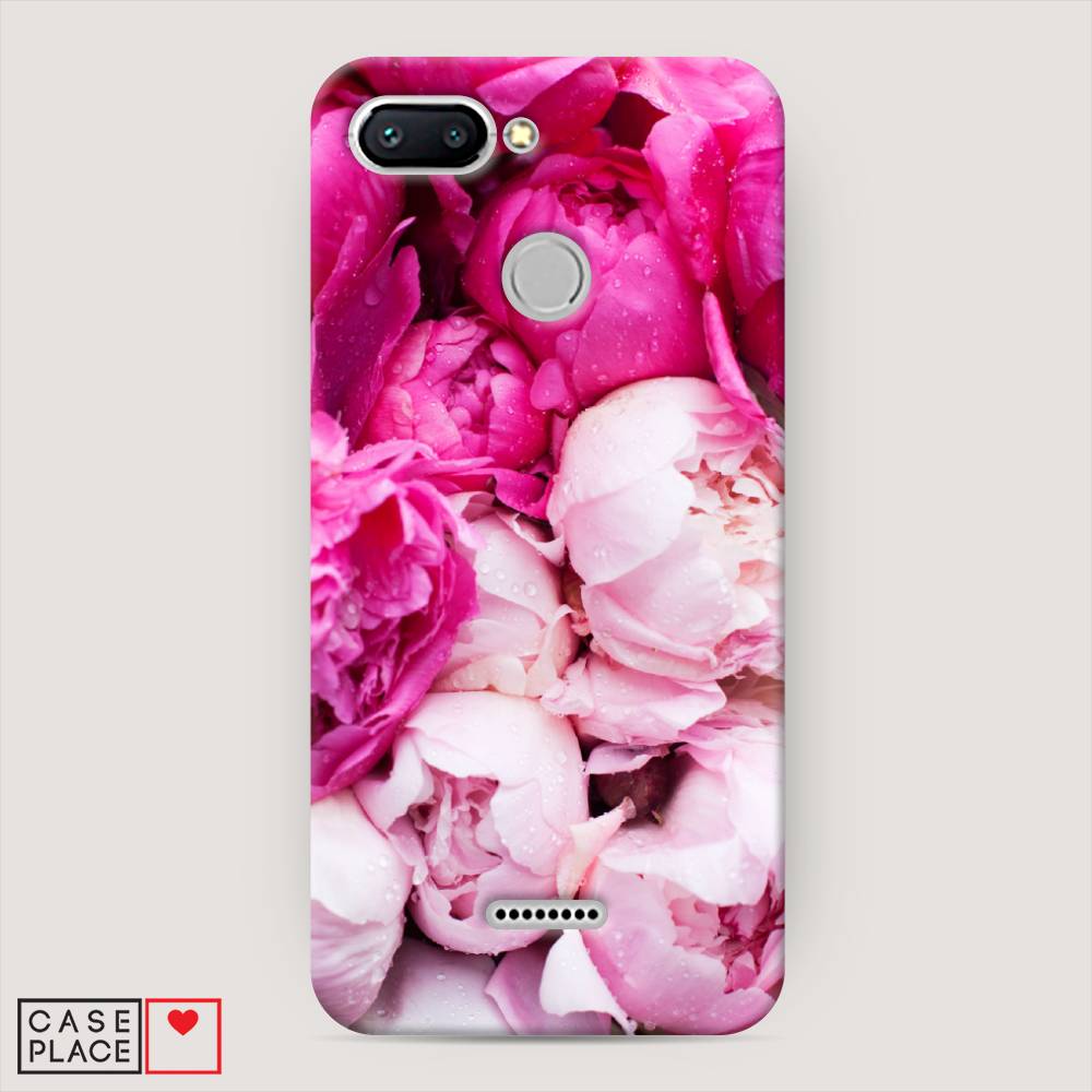 

Пластиковый чехол "Пионы розово-белые" на Xiaomi Redmi 6