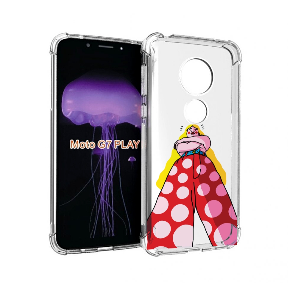 

Чехол MyPads высокая-девушка для Motorola Moto G7 Play, Прозрачный, Tocco