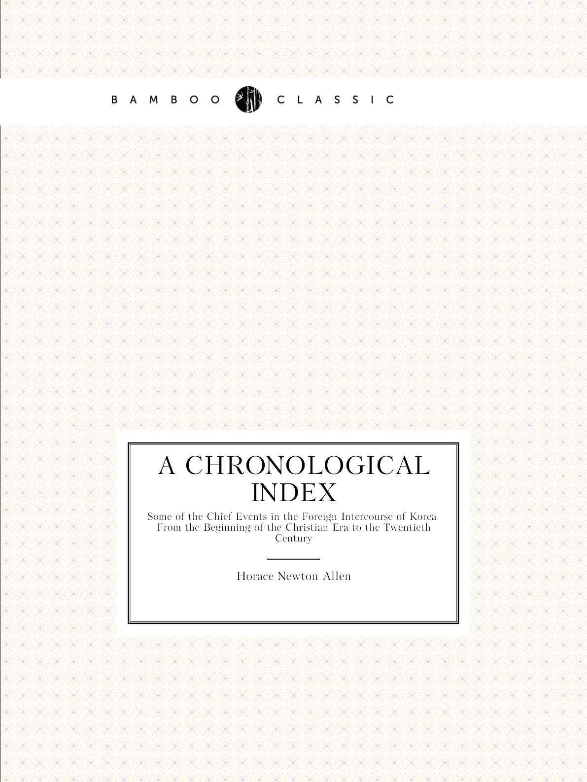 

A chronological index
