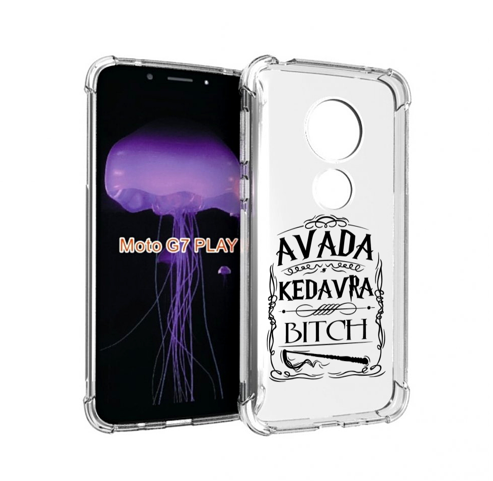 

Чехол MyPads гарри-потер-заклинание для Motorola Moto G7 Play, Прозрачный, Tocco