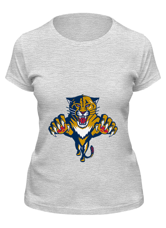 

Футболка женская Printio Florida panthers серая XL, Серый, Florida panthers