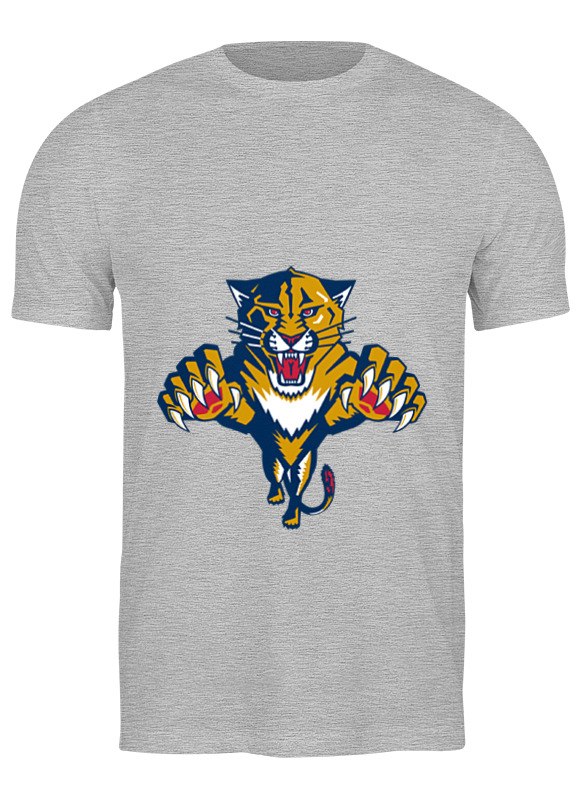 

Футболка мужская Printio Florida panthers серая XL, Серый, Florida panthers