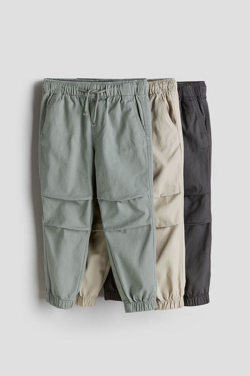 

Брюки детские H&M 1168049, хаки; серый, 140, Зеленый, 1168049