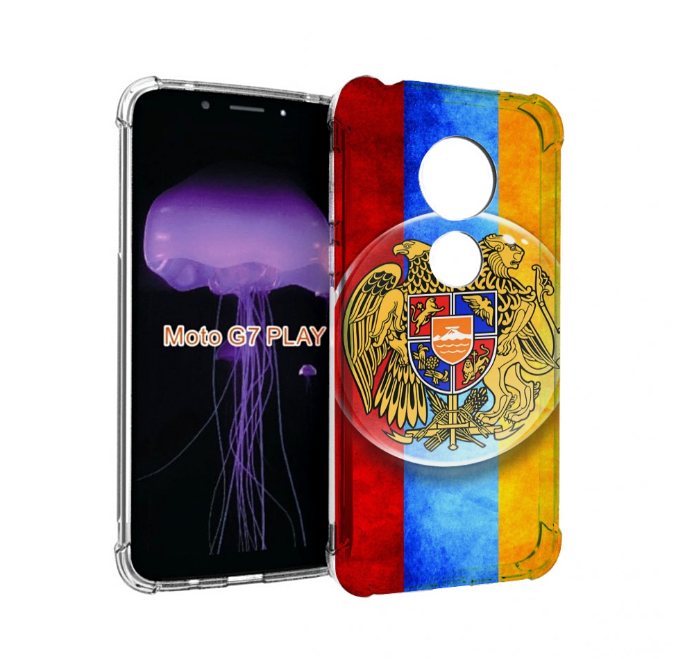 

Чехол MyPads герб флаг армении для Motorola Moto G7 Play, Прозрачный, Tocco