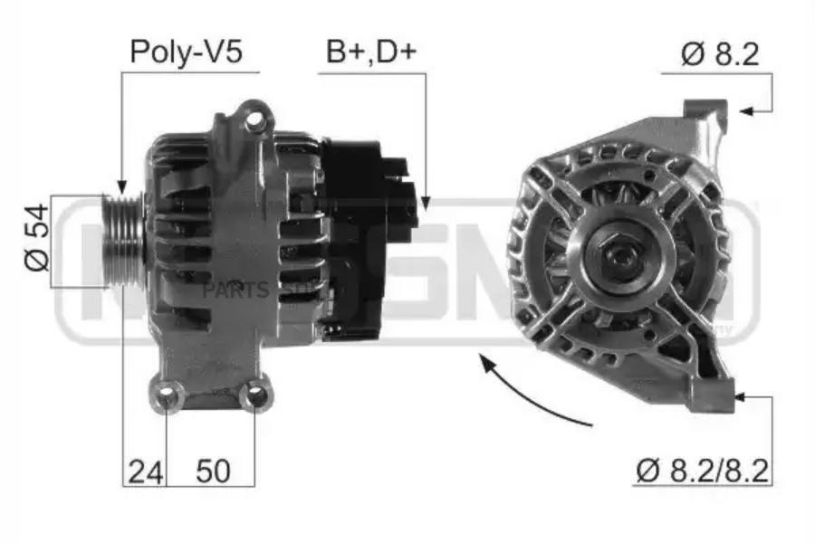

Генератор ERA для Fiat Grande Punto, Linea Punto 1999-2015 210660