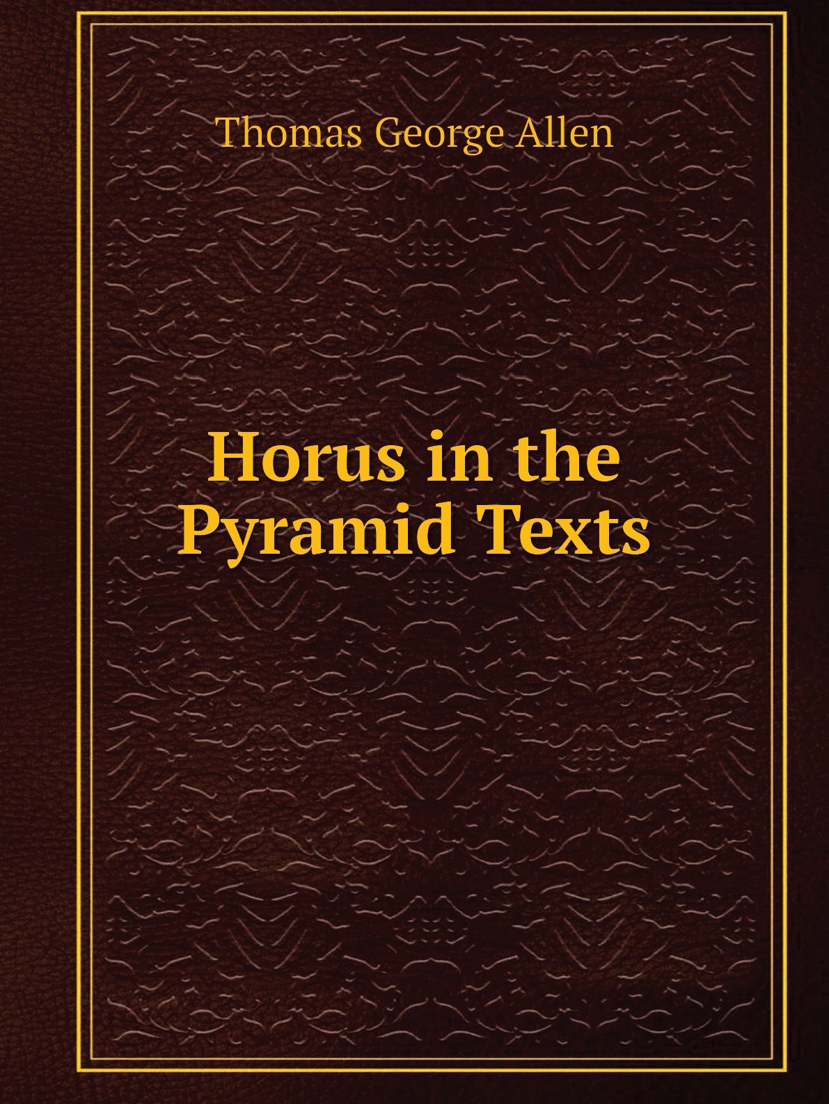 

Horus in the Pyramid Texts