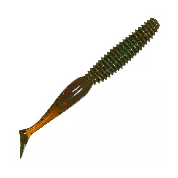 

Приманка Lucky John Pro Series Megaworm 2.5 85 6,35см. 8шт., Коричневый;зеленый, Megaworm
