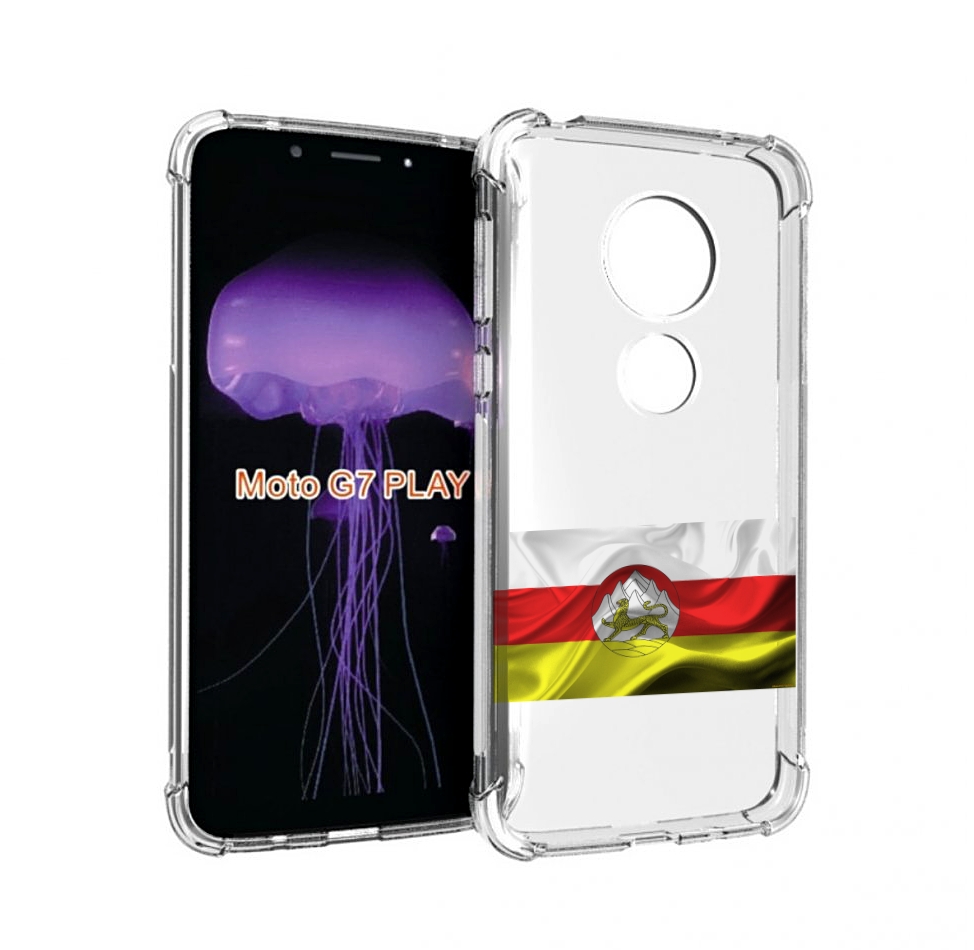 

Чехол MyPads герб флаг южная осетия-1 для Motorola Moto G7 Play, Прозрачный, Tocco