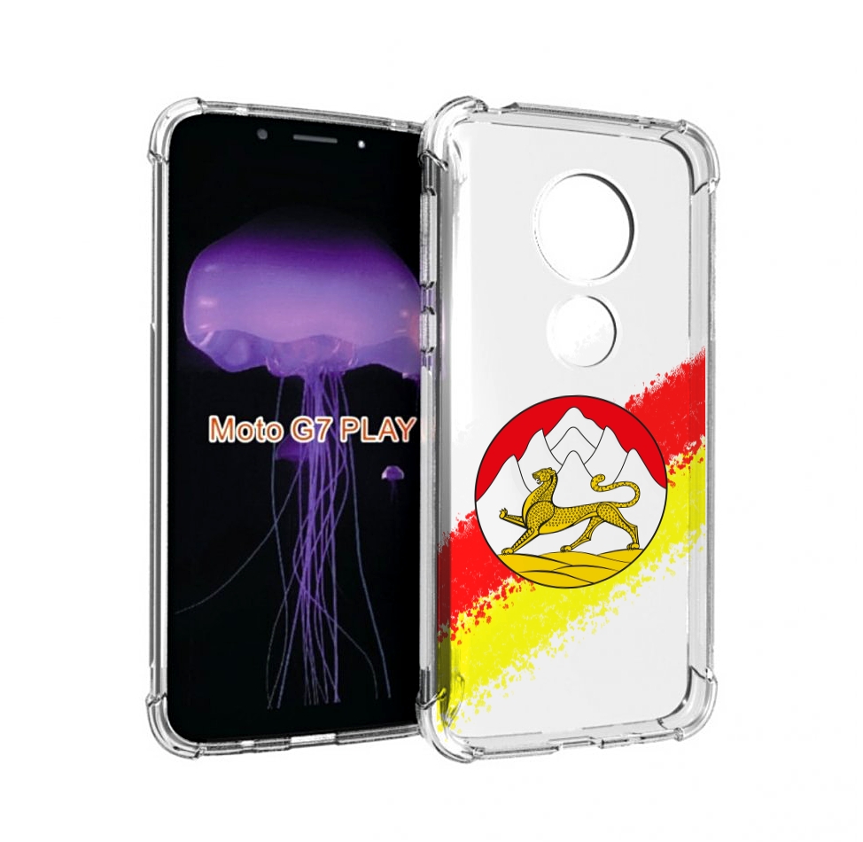 

Чехол MyPads герб флаг южная осетия для Motorola Moto G7 Play, Прозрачный, Tocco