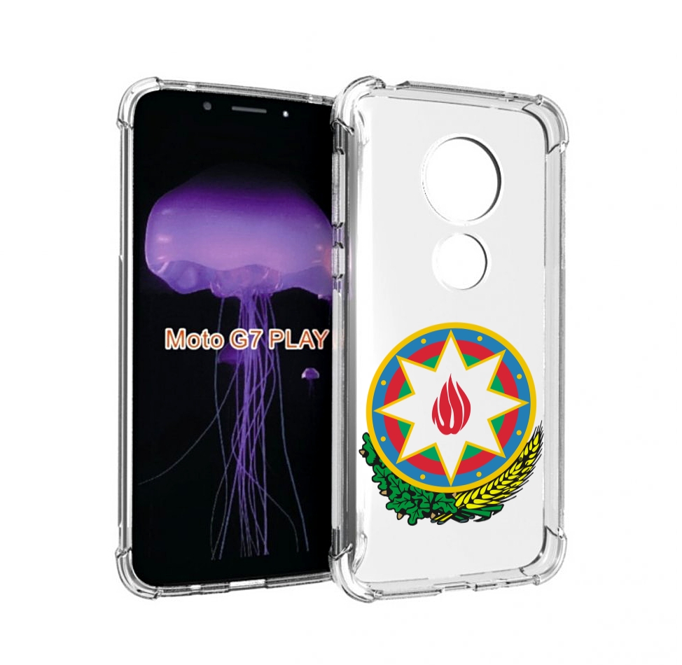 

Чехол MyPads герб-азербаиджан-2 для Motorola Moto G7 Play, Прозрачный, Tocco