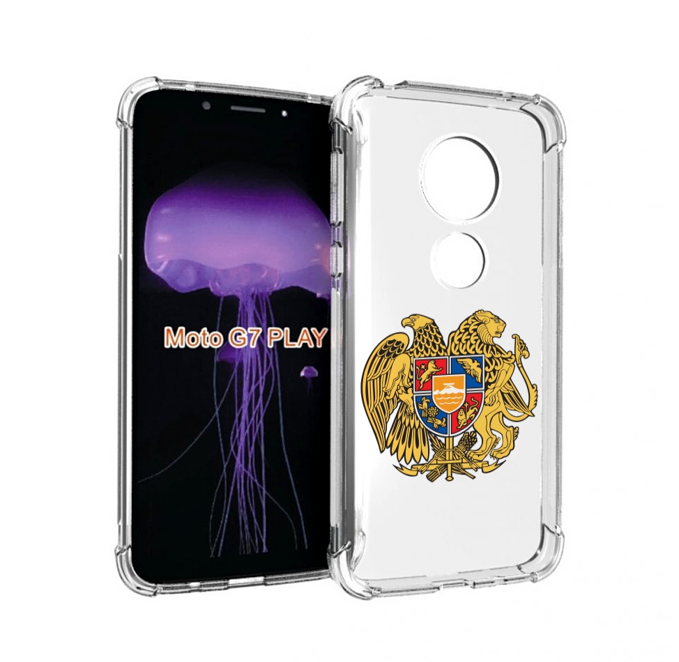 

Чехол MyPads герб-армении для Motorola Moto G7 Play, Прозрачный, Tocco