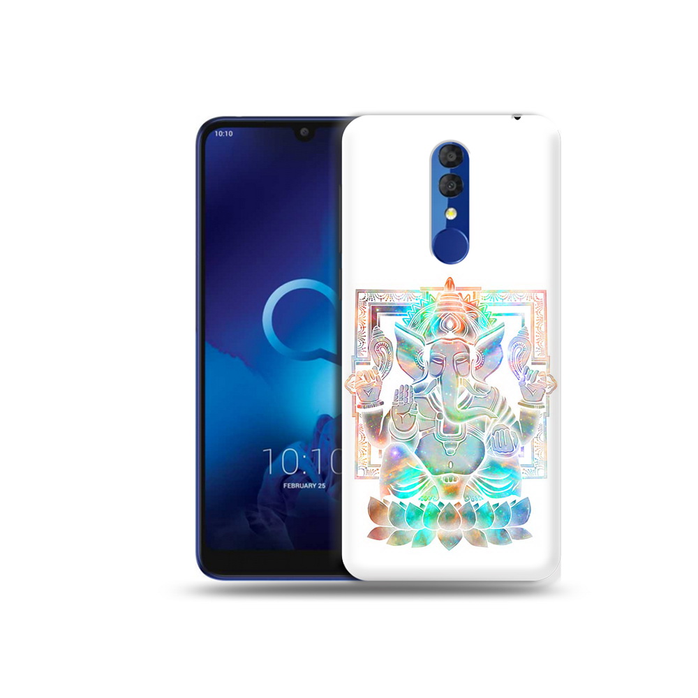

Чехол MyPads Tocco для Alcatel 3L 5039D (2019) умный слон (PT227139.667.654), Прозрачный, Tocco