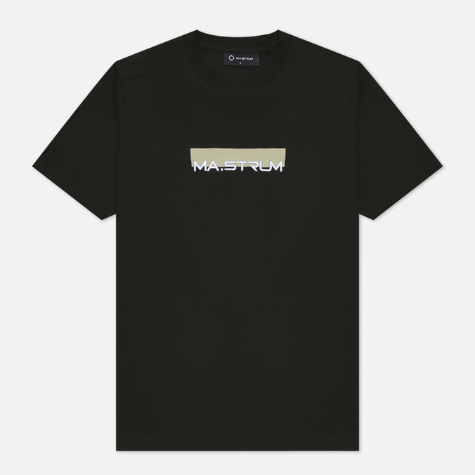 

Мужская футболка MA.Strum Logo Block Print оливковый, Размер S, Зеленый, Logo Block Print
