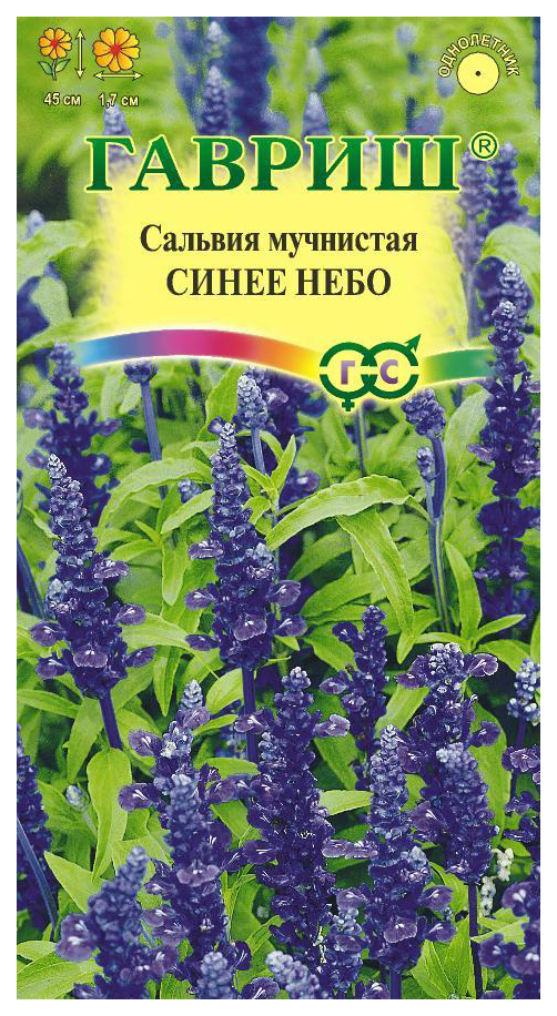 

Семена Гавриш Сальвия мучнистая Синее небо, 0,05 г