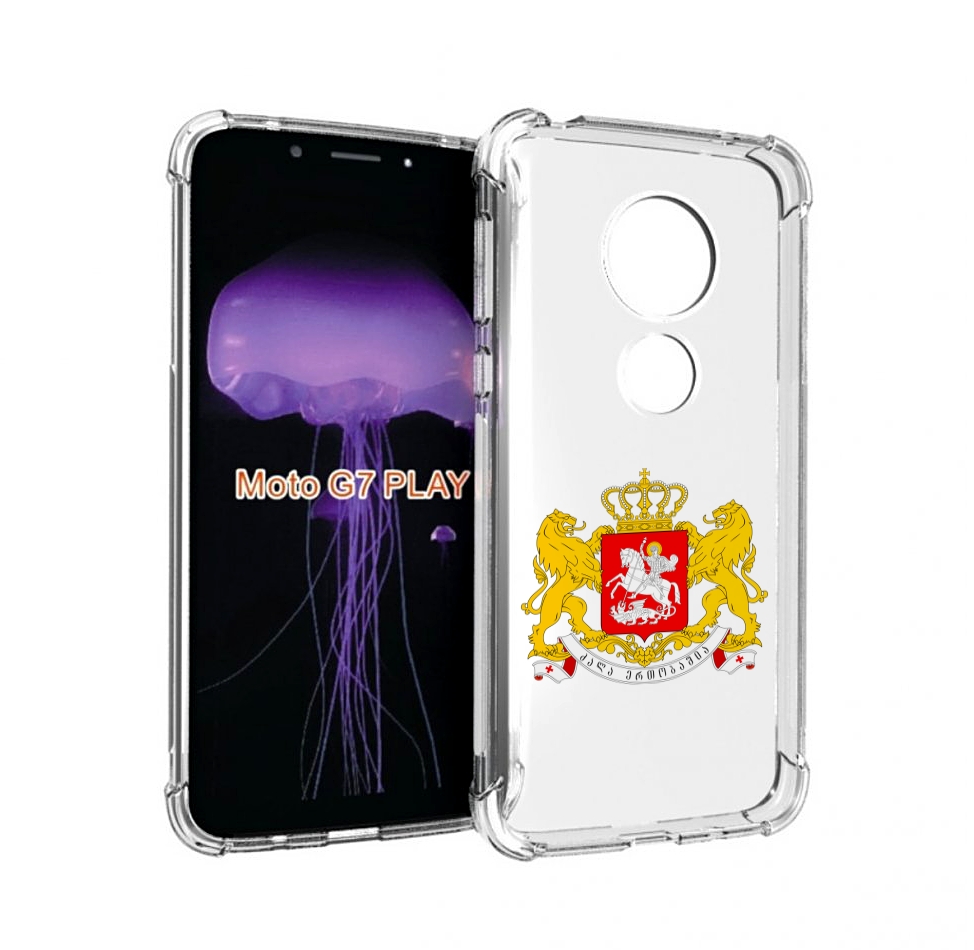 

Чехол MyPads герб-грузии для Motorola Moto G7 Play, Прозрачный, Tocco