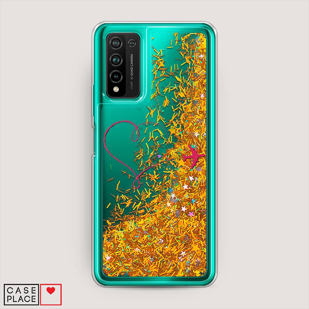 

Чехол Awog на Honor 10X Lite "Сердце и самолет", Красный, 6104690-1