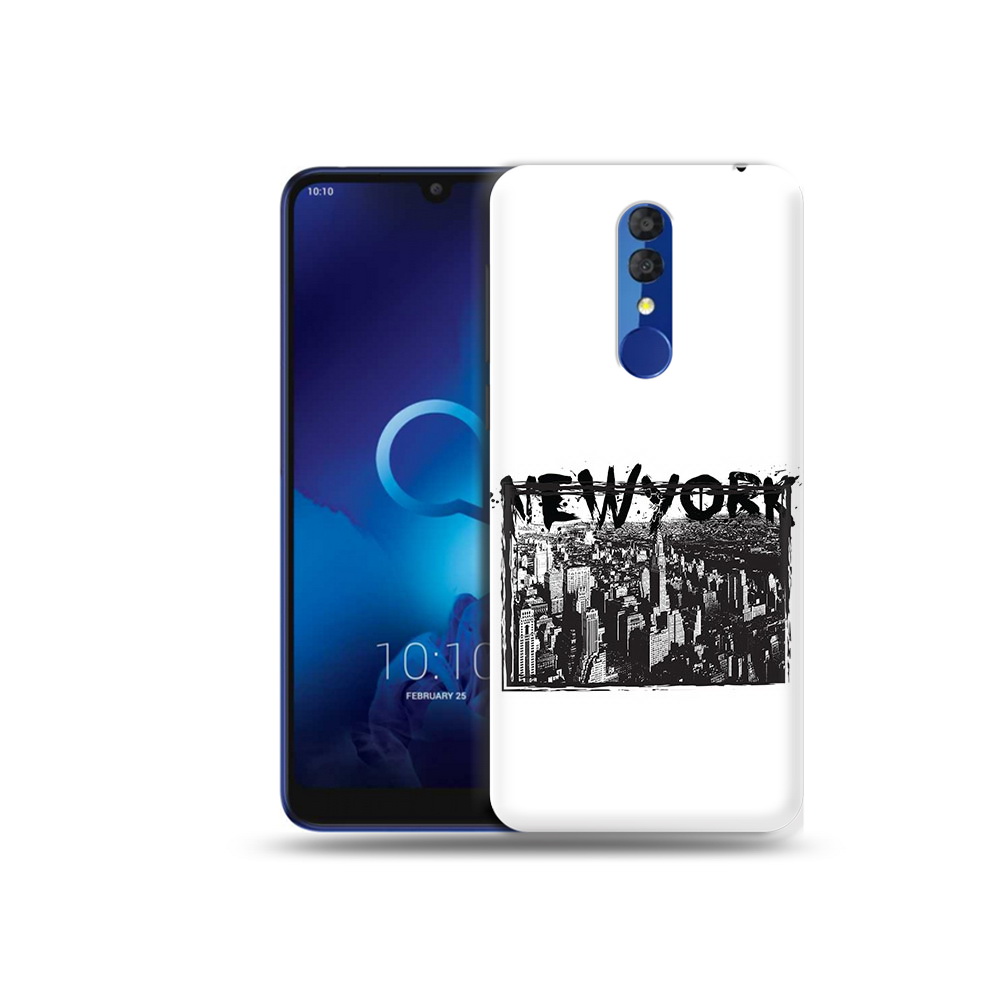 

Чехол MyPads Tocco для Alcatel 3L 5039D (2019) че (PT227139.667.671), Прозрачный, Tocco