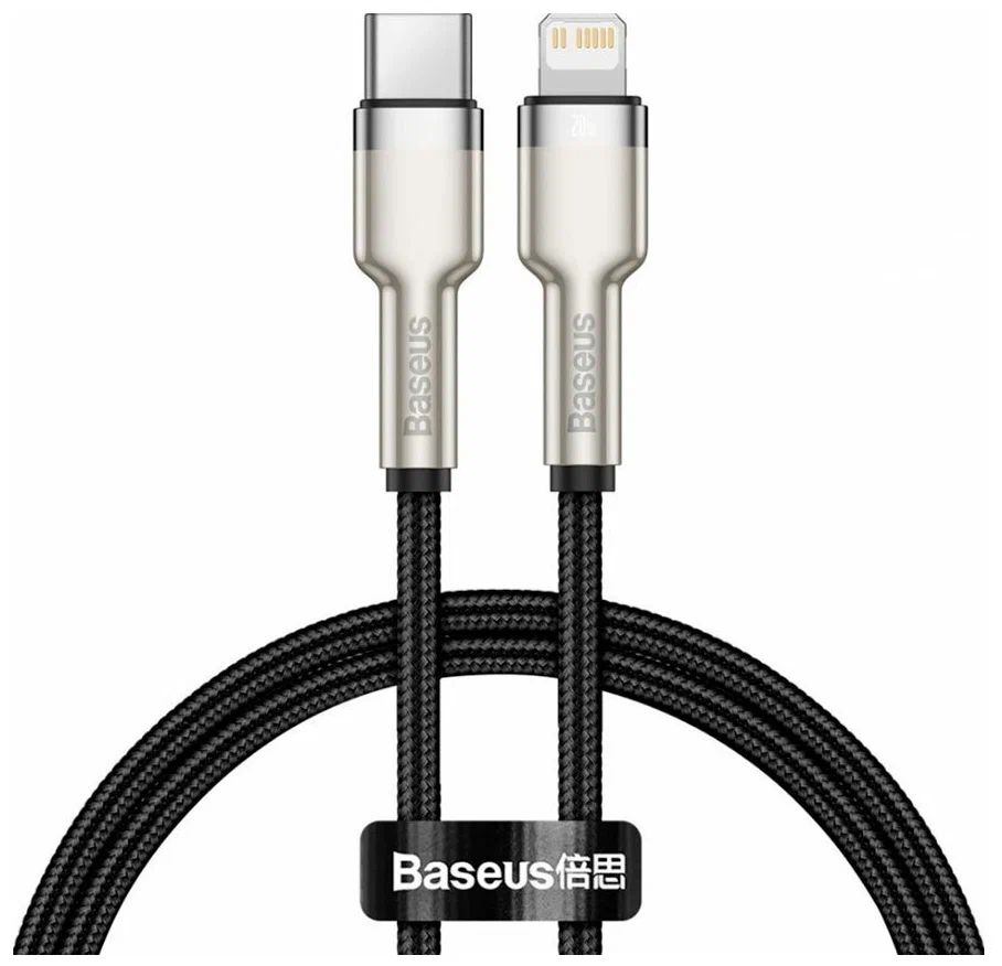

Аксессуар Baseus Cafule Series Type-C - Lightning PD 20W 25cm Black CATLJK-01