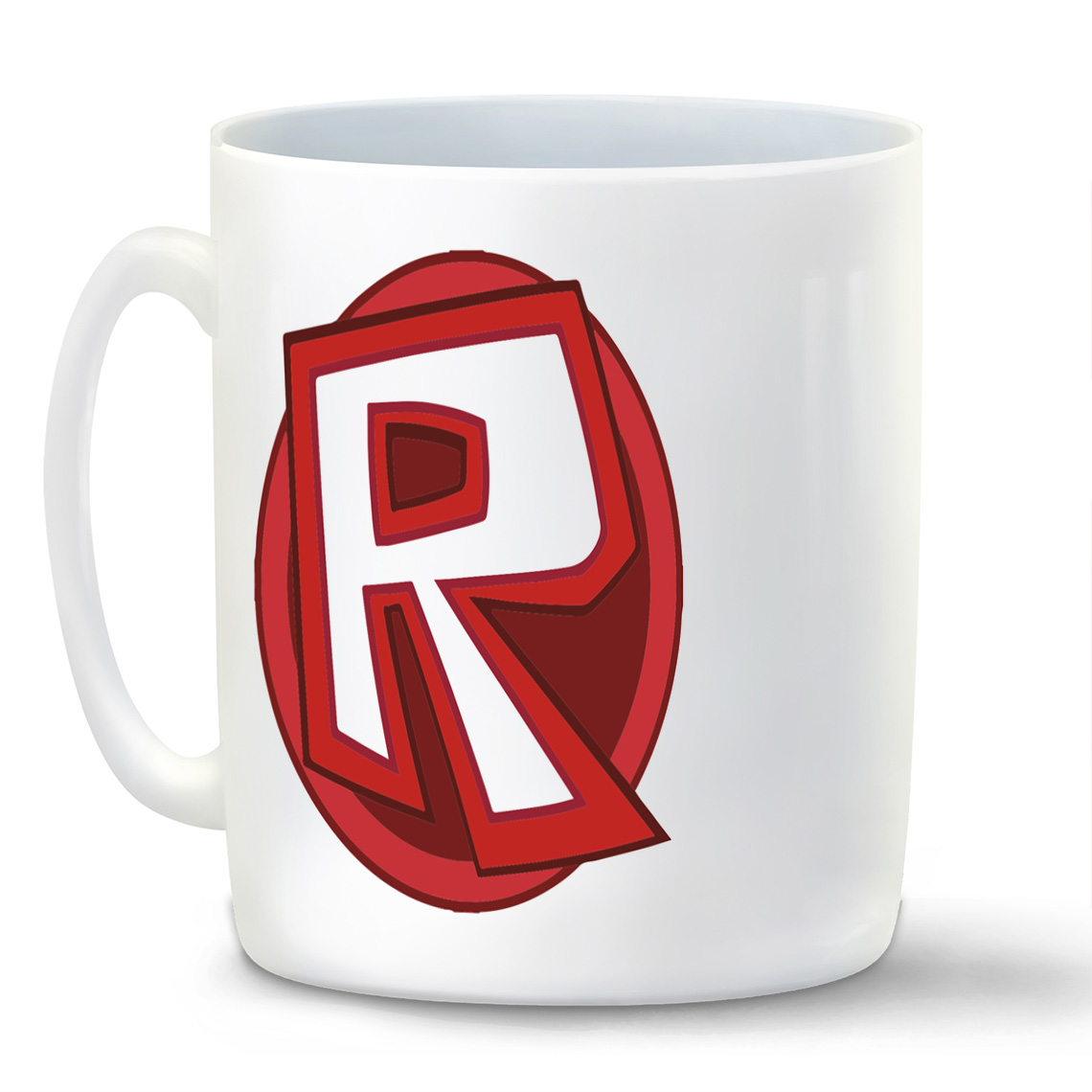 

Кружка белая CoolPodarok игра. Roblox Роблокс лого
