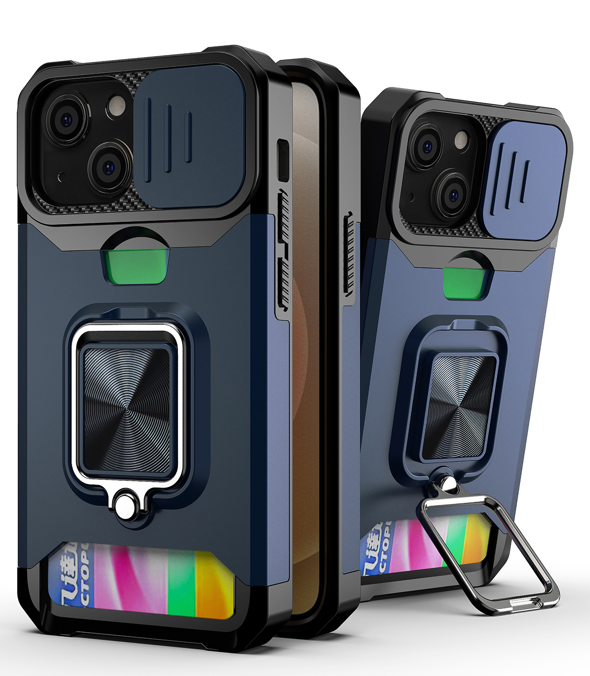 

Противоударный чехол Сard Reader Case для iPhone 13 Mini, синий, Сard Reader Case