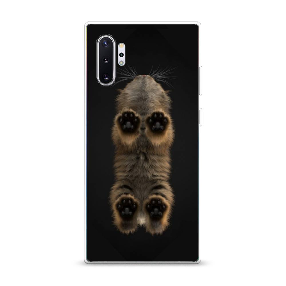 

Чехол Awog на Samsung Galaxy Note 10 Plus "Кошачьи лапки", Разноцветный, 28550-1