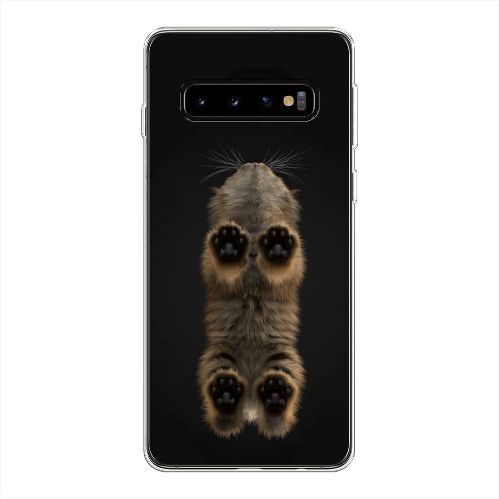 

Чехол Awog на Samsung Galaxy S10 Plus "Кошачьи лапки", Разноцветный, 27150-1