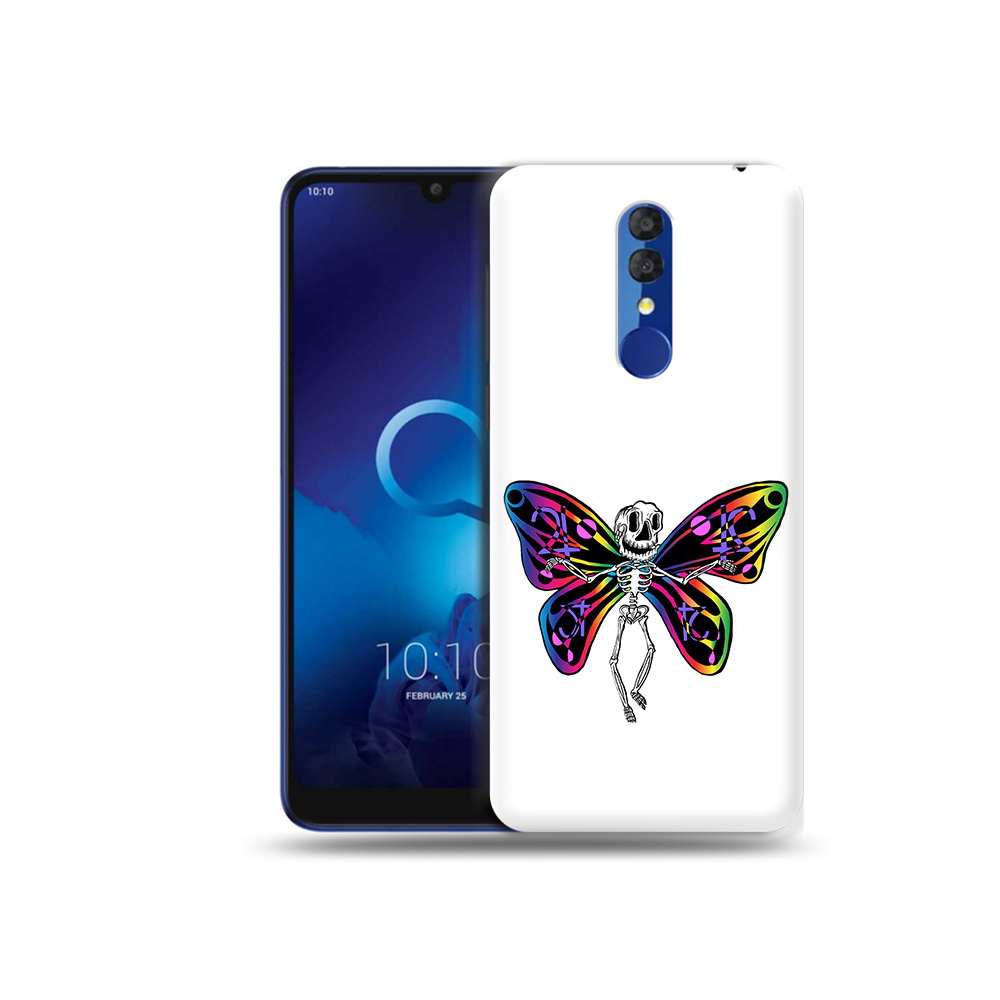 

Чехол MyPads Tocco для Alcatel 3L 5039D (2019) эффект бабочки (PT227139.667.701), Прозрачный, Tocco