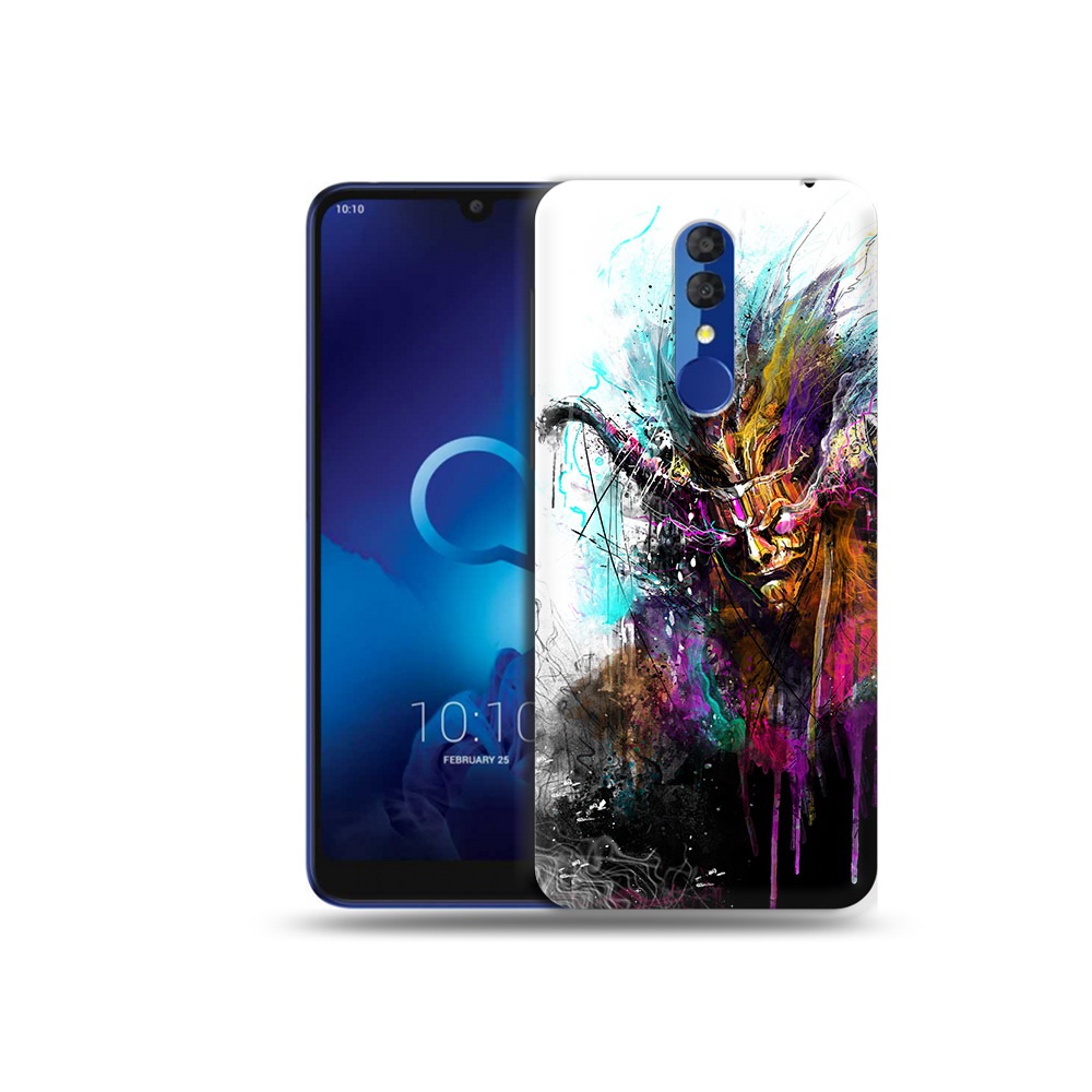 

Чехол MyPads Tocco для Alcatel 3L 5039D (2019) яркий дьявол (PT227139.667.709), Прозрачный, Tocco
