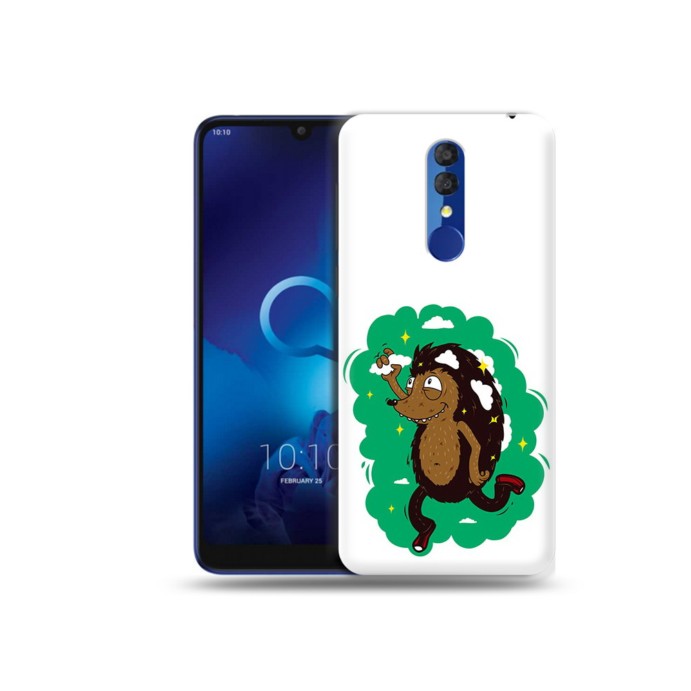 

Чехол MyPads Tocco для Alcatel 3L 5039D (2019) Ежик в облаках (PT227139.667.77), Прозрачный, Tocco